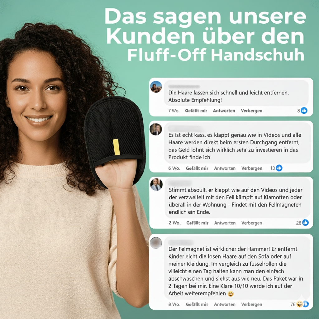 Fluff-Off Handschuh